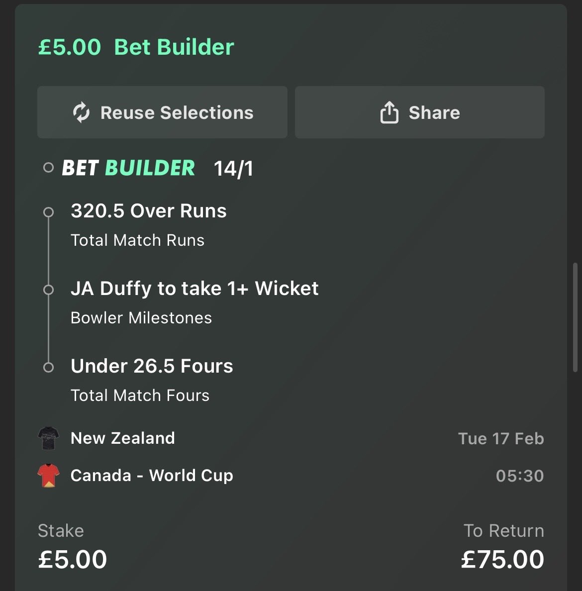ForNfltips's tweet photo. #T20cwc bets today https://t.co/8wBqvM5KMb
