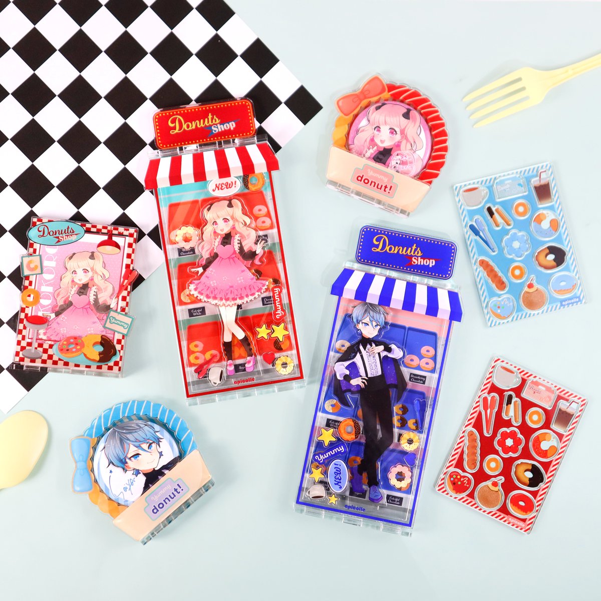 🍫🍴🍪🍩 キャラ福くじONLINE apicolle 《ドーナツ🍩》 🌟販売期間