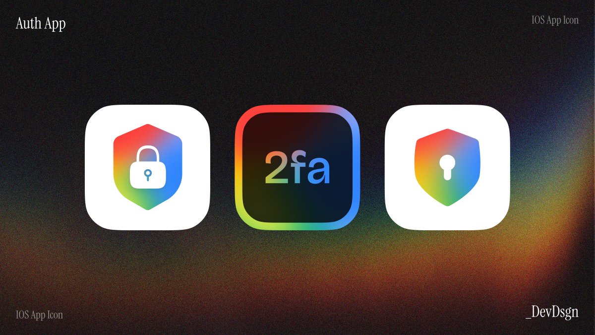 Was experimenting with some app icon concepts for my auth app today…

and then I had a random thought:
what if <a href="/Google/">Google</a> hired me to redesign their Authenticator icon 👀
Same security feel.
Still simple.
But with a fresher gradient + more personality.

Just some fun ideas i tried