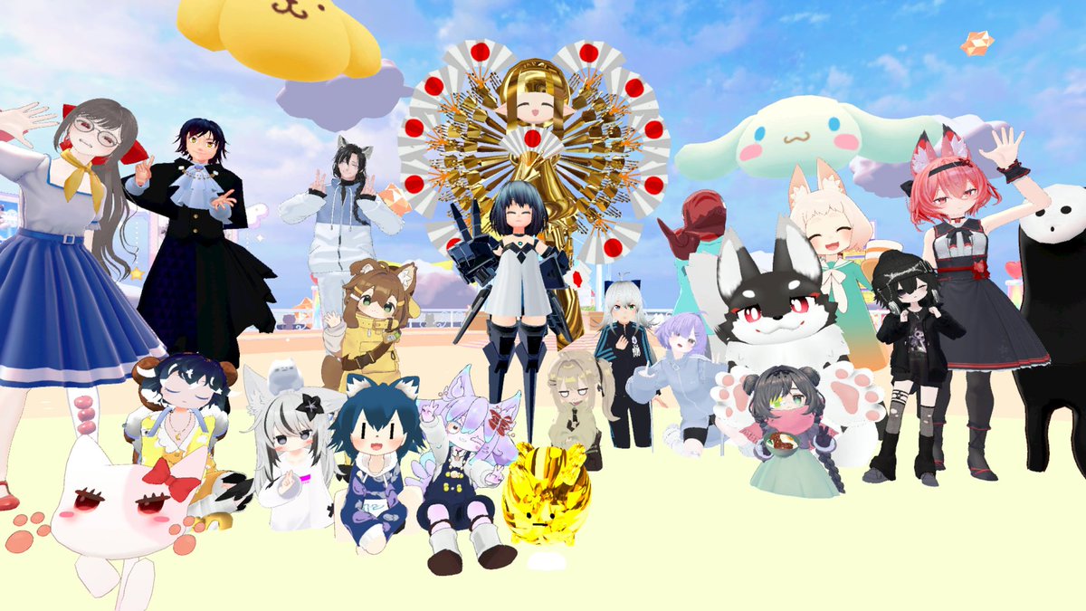ぽぷんこ！さいこーてんできた٩(๑>ᴗ<๑)۶
おしゃしんとるとき、おともだちがぽぷんこくれた(៸៸>⩊<៸｀)
#questラジオ体操部
 #サンリオVfes