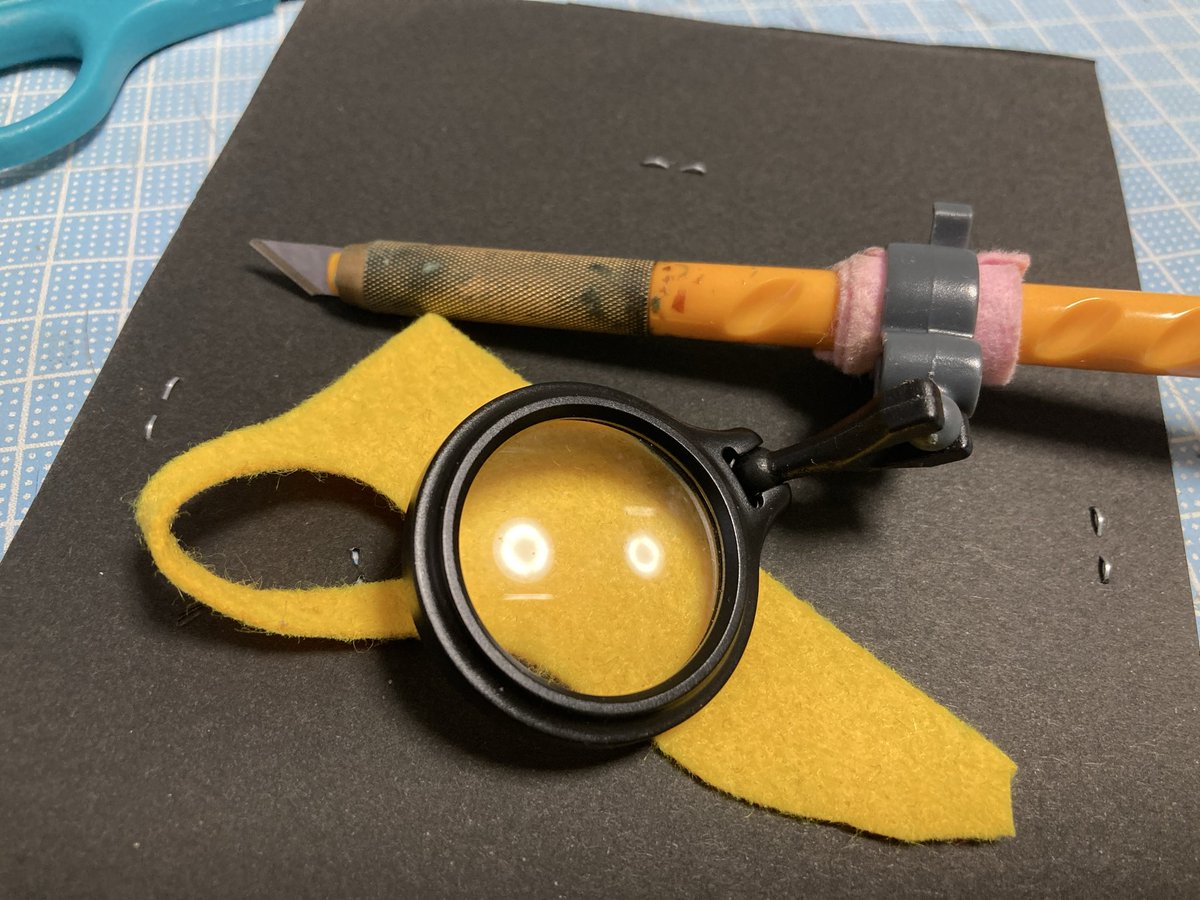 🐯途中経過。 ✂️切ってても、全く何かわからん。😊