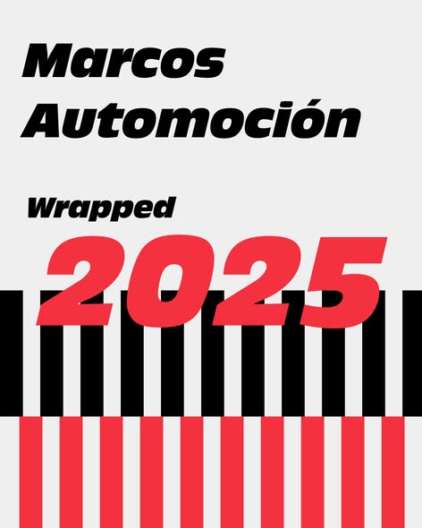 MarcosAuto65933's tweet photo. ✨ Así cerramos 2025 en #MarcosAutomoción… ¡y qué año ha sido!. Este es nuestro #Wrapped2025 🚗💥 https://t.co/y6kXmMkH4t