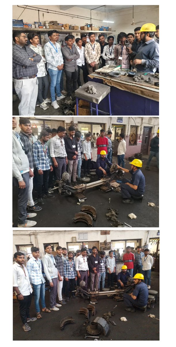 આજરોજ ભાવનગર એસટી ચિત્રા વર્કશોપમાં ITI ભાવનગરના ડીઝલ મિકેનિકમાં અભ્યાસ કરતા વિદ્યાર્થીઓ દ્વારા મુલાકાત લેવામાં આવેલ. તેઓને એસટી બસના તમામ કામગીરીથી વાકેફ કરી અને રૂબરૂમાં સમજ આપવામાં આવેલ
@GSRTCofficial
<a href="/CMOGujarat/">Karma Patel</a>
<a href="/sanghaviharsh/">Harsh Sanghavi</a>
@CollectorBhavnagar
@RACBhavnagar
<a href="/CollectorBotad/">Collector & DM Botad</a>