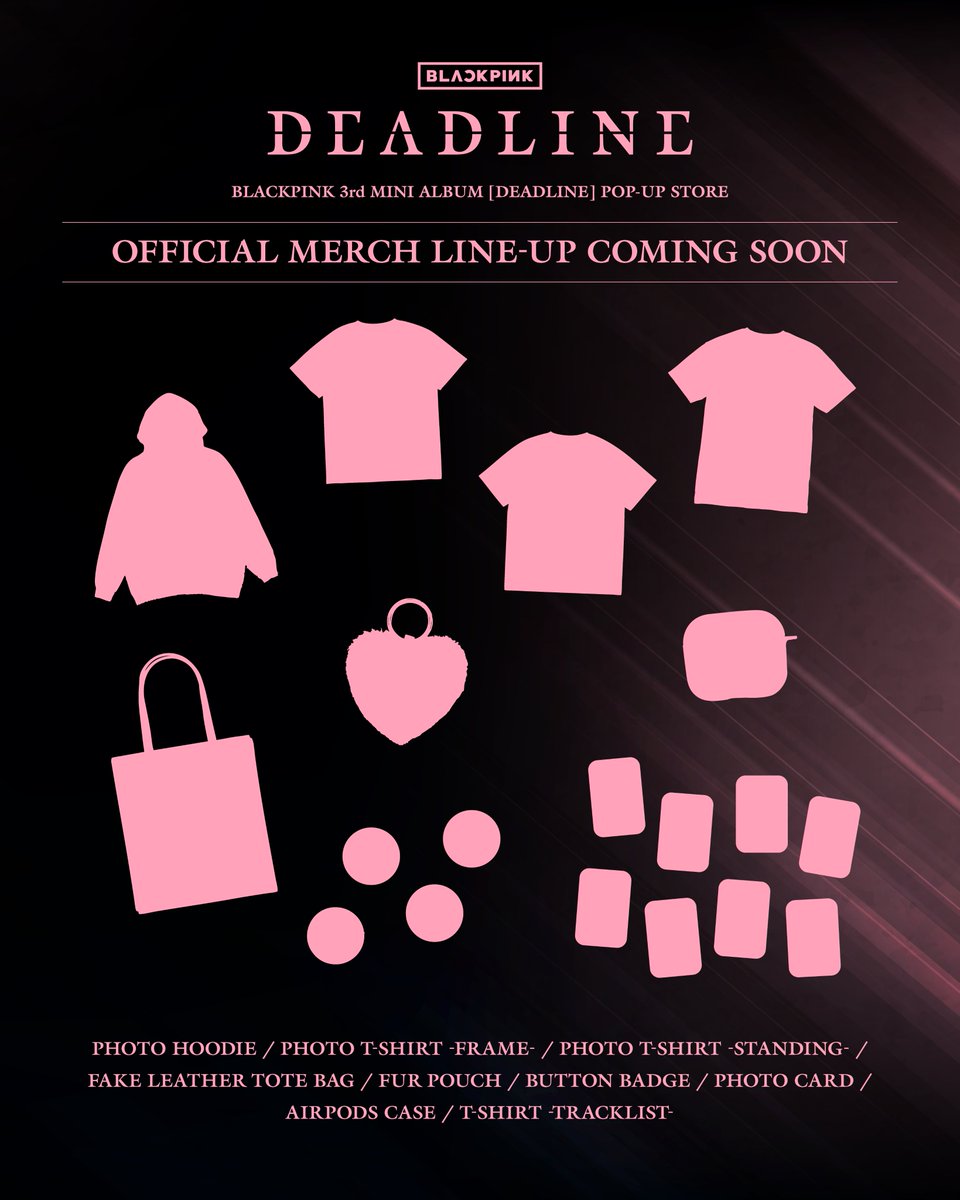 BLACKPINK】 カムバックを記念した POP-UP STOREが開催決定