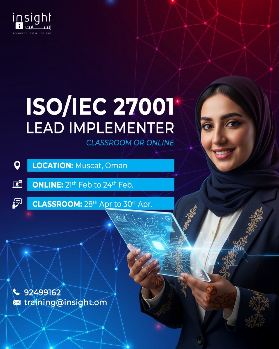 Secure your future in Information Security with our ISO/IEC 27001 Lead Implementer course💻

Join us online or via classroom and gain the expert skills needed to lead and implement world-class security standards.

Upcoming Sessions:
• Online: 21st Feb – 24th Feb
• Classroom