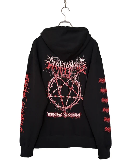 BARBED WIRE CIRCLE Full Zip HOODIE #COMITIA155