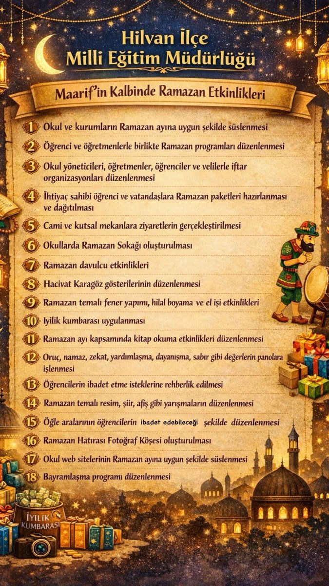 Hilvan İlçe Milli Eğitim Müdürlüğü tweet media