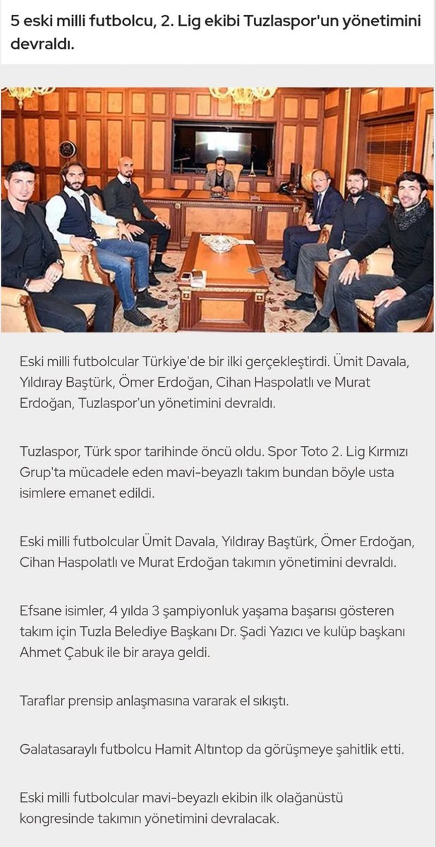 hanoglu_hakan's tweet photo. Eski Futbolculara bak sahipleri kaçak, yasadışı bahis yapan TUZLASPOR yönetimini devir almışlar bir zamanlar

Hamit Altıntop da şahitlik etmiş ..! https://t.co/TPTawhjtbf