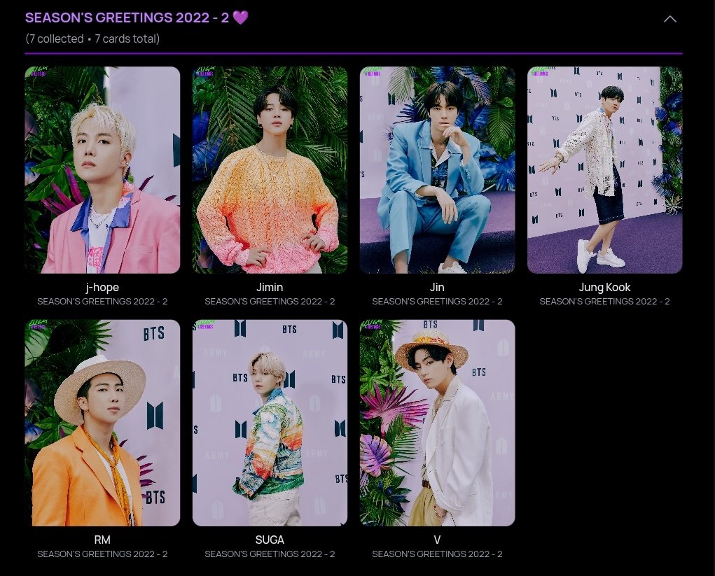 8️⃣2️⃣ SEASON'S GREETINGS 2022 - 2 — 17th February 2026 ✨️