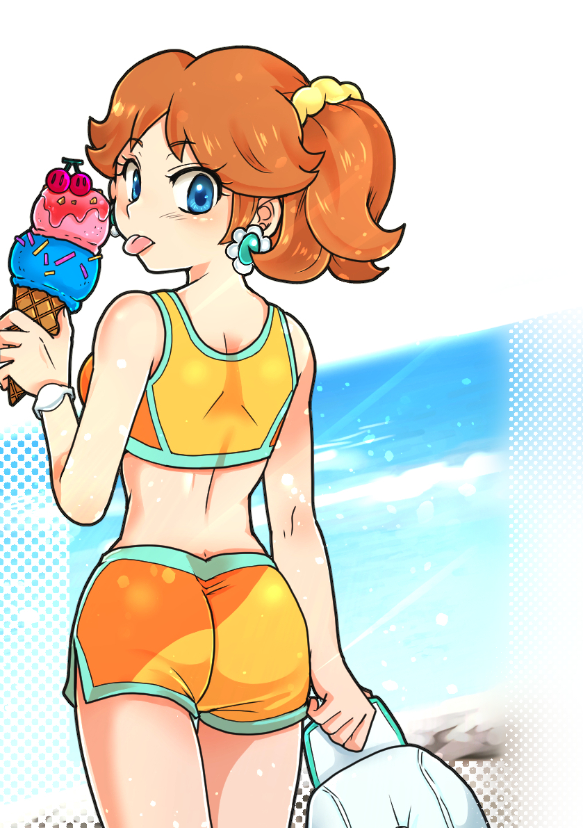 生足ヘソ出しマーメイド🧜‍♀️

#PrincessDaisy 
#MarioKartWorld