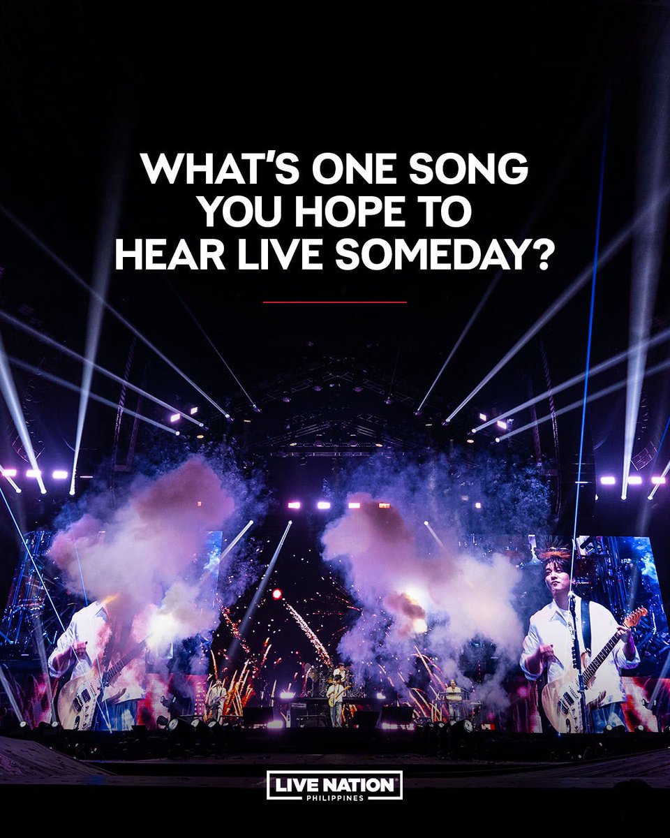 livenationph's tweet photo. There’s always that one song that would heal you if you heard it live. 🥹

What’s yours? Comment below.

#LNPH https://t.co/0lOsH2tzcS