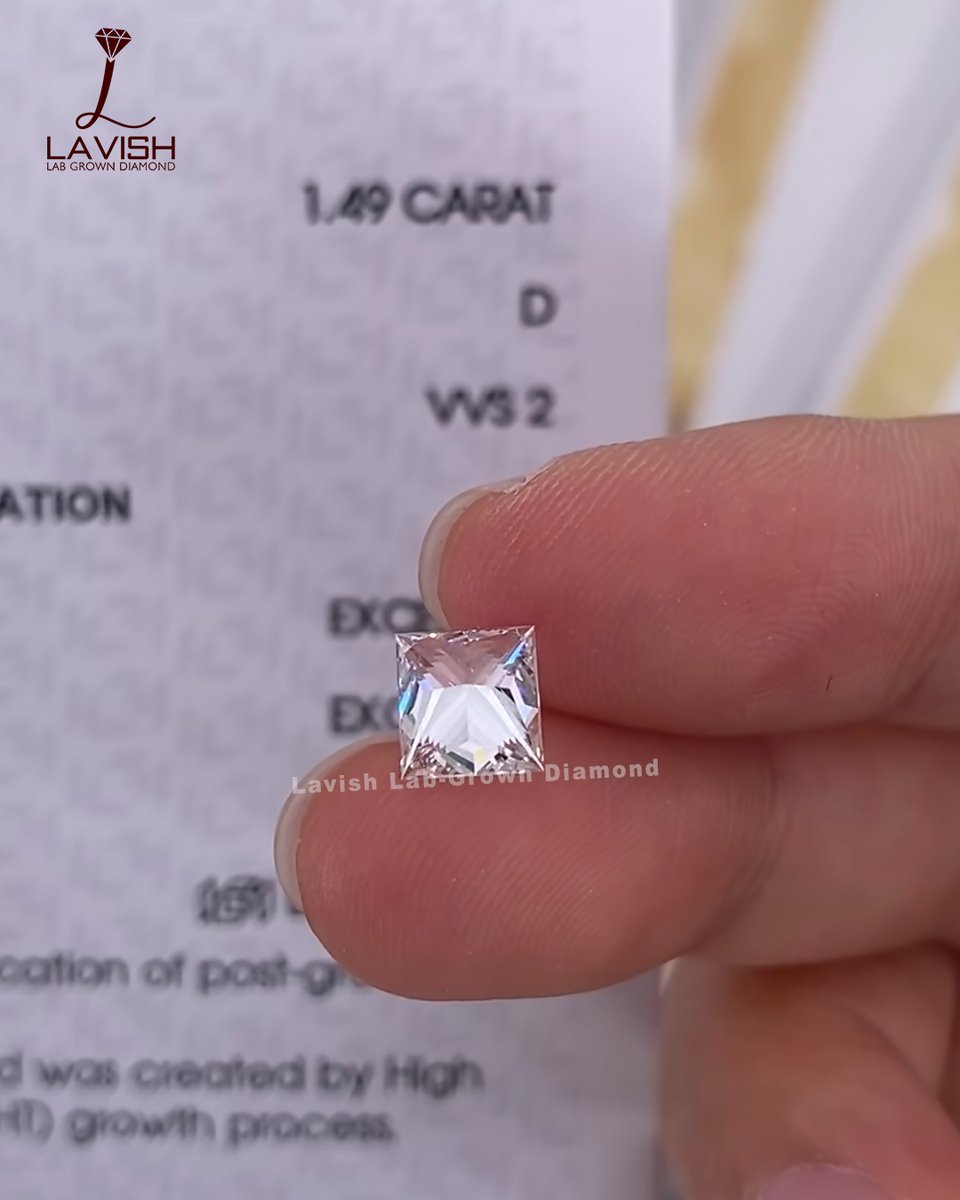 lavishlabgrown's tweet image. Fit for royalty. 👑💎

1.49 CT | D Color | VVS2 Clarity
Sharp princess cut. Icy brilliance. Unmistakable presence. ✨
📩 DM for availability &amp;amp; pricing
🌐 LavishLabGrownDiamond.com

#LavishDiamonds #PrincessCutDiamond #DColorDiamond #LabGrownLuxury #DiamondLovers