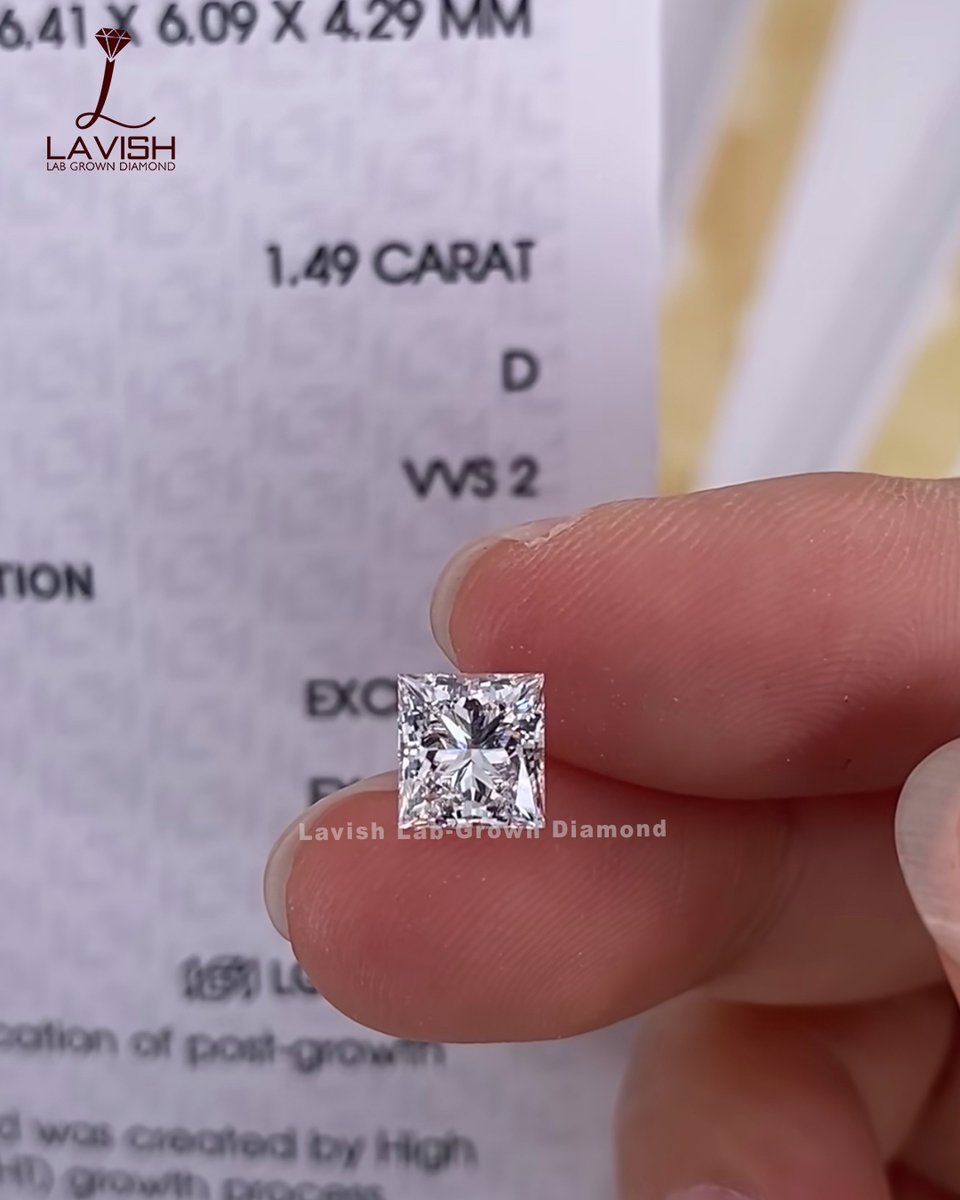 lavishlabgrown's tweet image. Fit for royalty. 👑💎

1.49 CT | D Color | VVS2 Clarity
Sharp princess cut. Icy brilliance. Unmistakable presence. ✨
📩 DM for availability &amp;amp; pricing
🌐 LavishLabGrownDiamond.com

#LavishDiamonds #PrincessCutDiamond #DColorDiamond #LabGrownLuxury #DiamondLovers