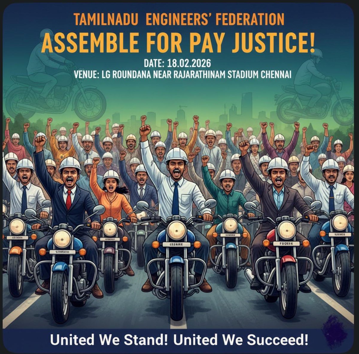 TNEngineers's tweet photo. #TNEngineers #Equality #SalaryJustice #TamilNaduGovernment https://t.co/WX6jNS8Ya7