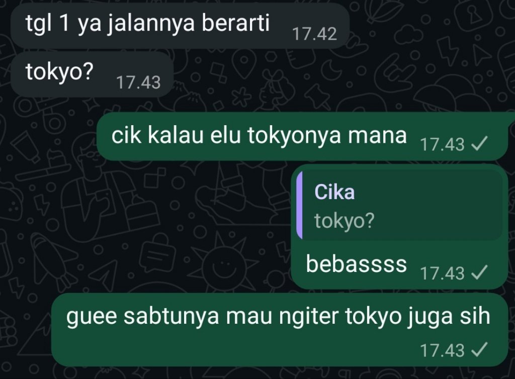 dxmarru's tweet photo. From this to this bgt. 
Dari blok m to tokyo https://t.co/ZdLkuS6KpK