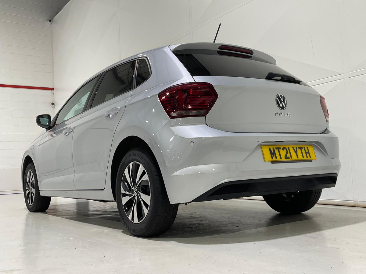 Volkswagen Polo TSI Match in silver 
Interior Features: air conditioning, App Connect
Exterior Features: parking sensors, privacy glass
🚗 <a href="/UKVolkswagen/">Volkswagen UK</a> 
💻 motorlinedirect.co.uk/used-volkswage…
#VWPolo #MotorlineDirect