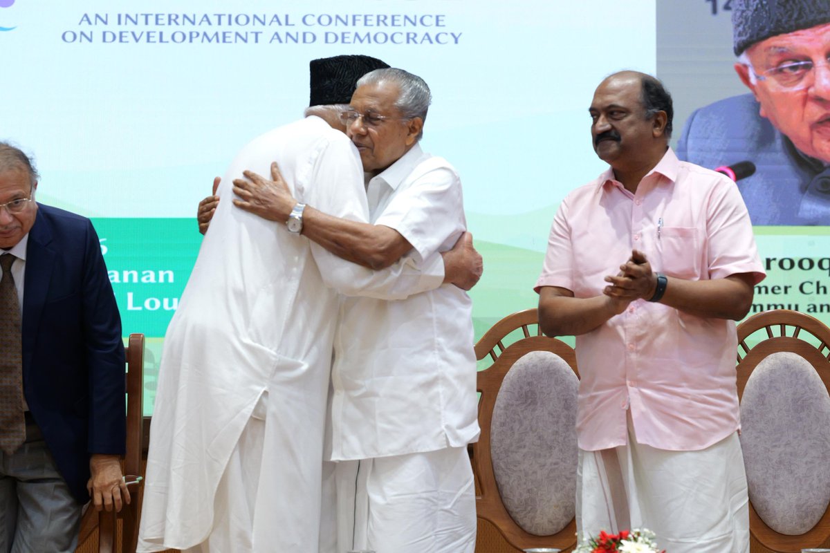 pinarayivijayan's tweet photo. The #Vision2031 International Conference concluded today, marking a decisive step toward a thriving Kerala by its 75th anniversary. Grateful for the invaluable insights from Amartya Sen, Romila Thapar, Farooq Abdullah, Mani Shankar Aiyar, Prakash Karat, Director Saeed Akhtar Mirza, Suhasini Maniratnam, Justice AP Shah, Justice K Chandru, @trinidad1949, @AM_Shawesh, @KanimozhiDMK, & @nramind. These three days of deliberations have laid the bedrock for a knowledge-driven, equitable future. Our resolve to build a brighter and more prosperous Kerala remains firm, fueled by our unshakable belief in the power of the people.