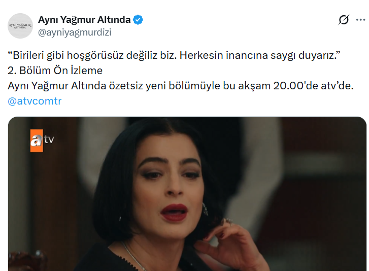 emirogluyunus's tweet photo. ATV’de yayınlanan bu sahne, apaçık bir hadsizliktir.

İslam’ın açıkça haram kıldığı bir konunun, normalleştirilmesi asla kabul edilemez.

Yuh size be! Kime hizmet ediyorsunuz, kime? https://t.co/tN8qkKI67I