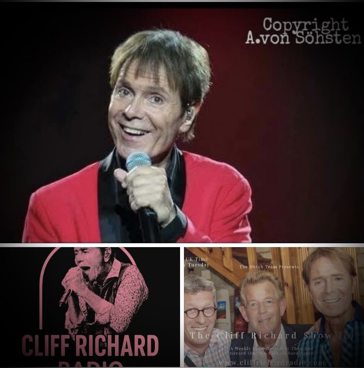0031cliff's tweet photo. For the real Cliff fan

Tanja Vogt will be a guest on The Cliff Richard Show© tonight (February 17) from 8 p.m. UK time with her first musical contribution of the new year on @CliffRadio . 

We've been available for over 12 years on the most relevant apps and stream! https://t.co/xEkroBE1Qy