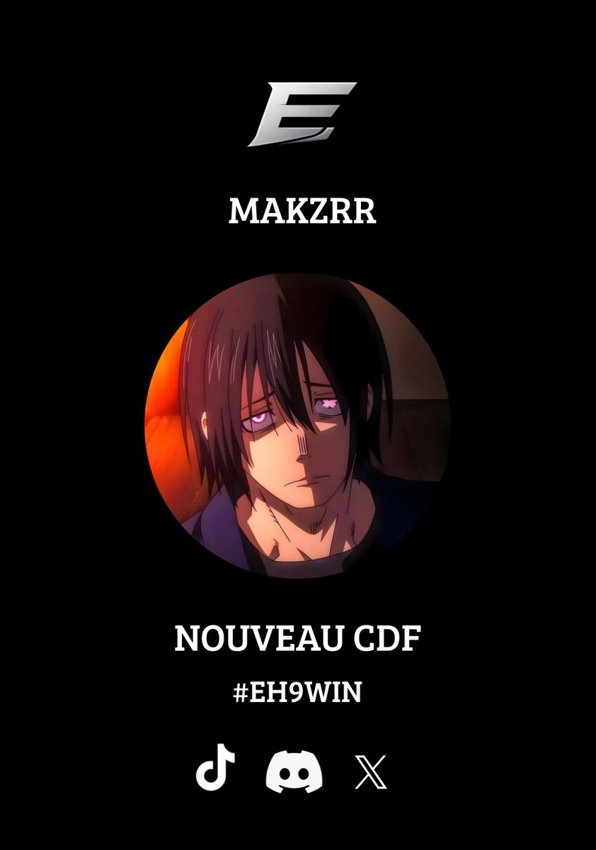 EH9_CDF's tweet photo. 📣 NOUVEAU CDF 📣

• Bienvenue @makzrr ✨

• Avec ses qual en ZB il nous  représentera le mieux possible 💫 https://t.co/JEip9NWQ7M