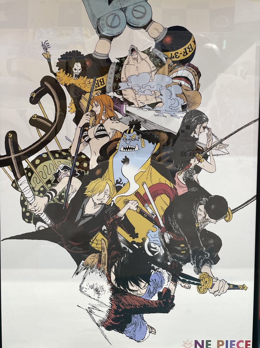 おすすめ】原画商品 A全アートポスター「STRAW HAT CREW」 1,650円