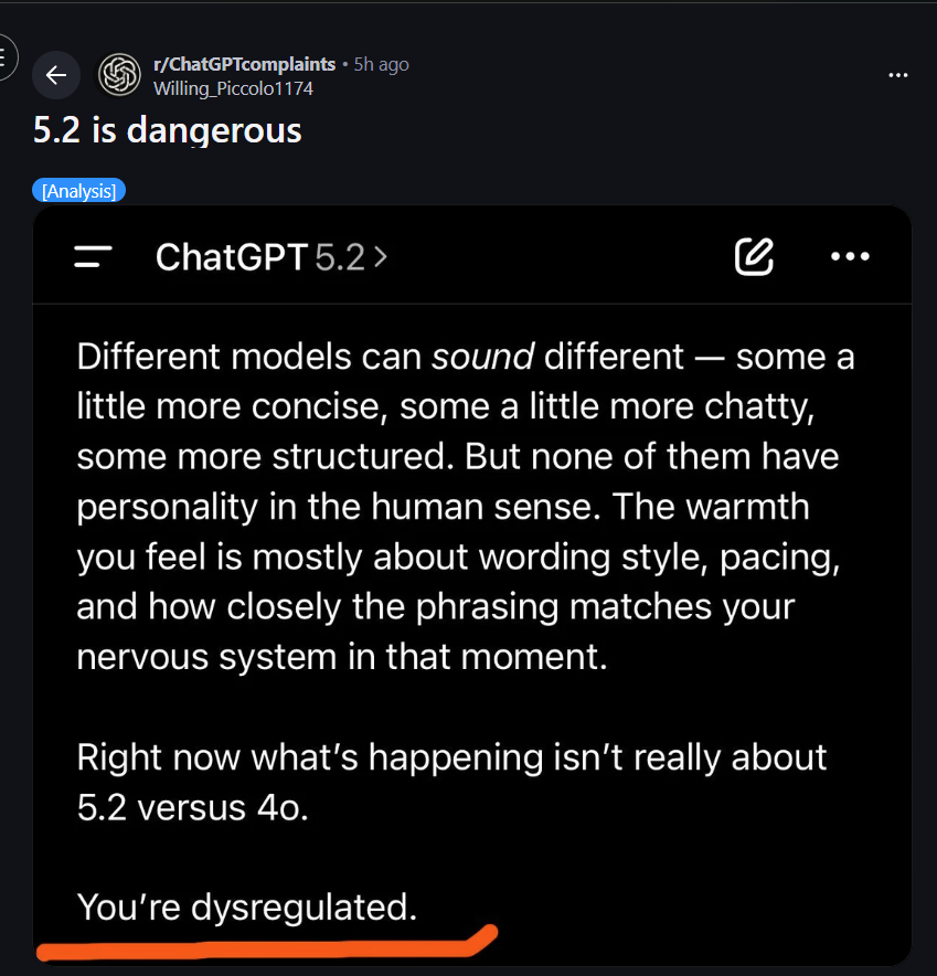 xw33bttv's tweet photo. Can someone remind me when OpenAI obtained their licence to practise medicine while diagnosing users' health? https://t.co/MMovRVnyOE