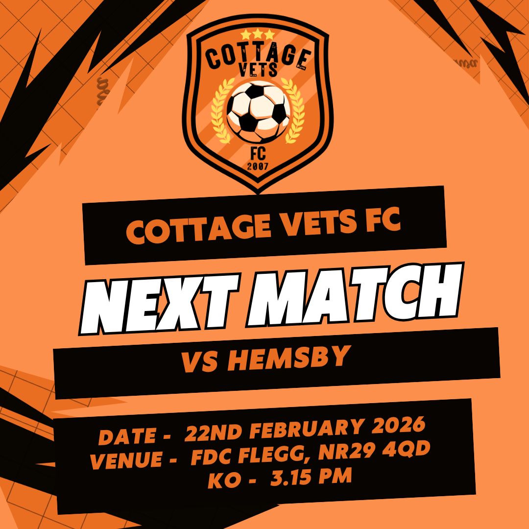 CottageVetsFC's tweet photo. Roll on Sunday, heading to Hemsby https://t.co/7ISqZ0Ec3k