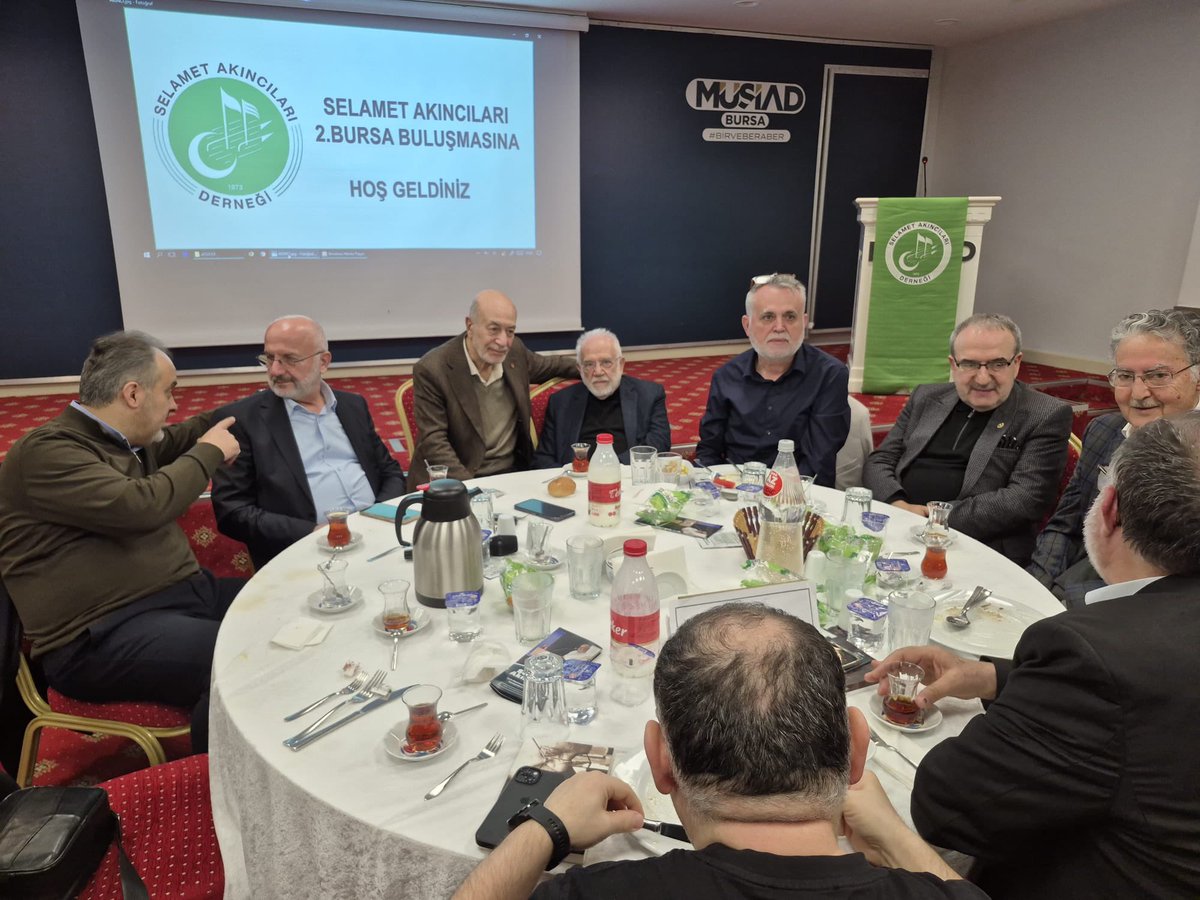 Selametakinci's tweet photo. Selamet Akıncıları Derneği olarak Bursa’da ikincisini gerçekleştirdiğimiz istişare toplantımızı büyük bir bereket ve katılımla tamamladık.

Programımıza teşrif ederek bizlerle kıymetli sohbetini paylaşan değerli hocamız Prof. Dr. İhsan Süreyya Sırma’ya gönülden teşekkür ediyoruz. https://t.co/3Bh4CGroDn