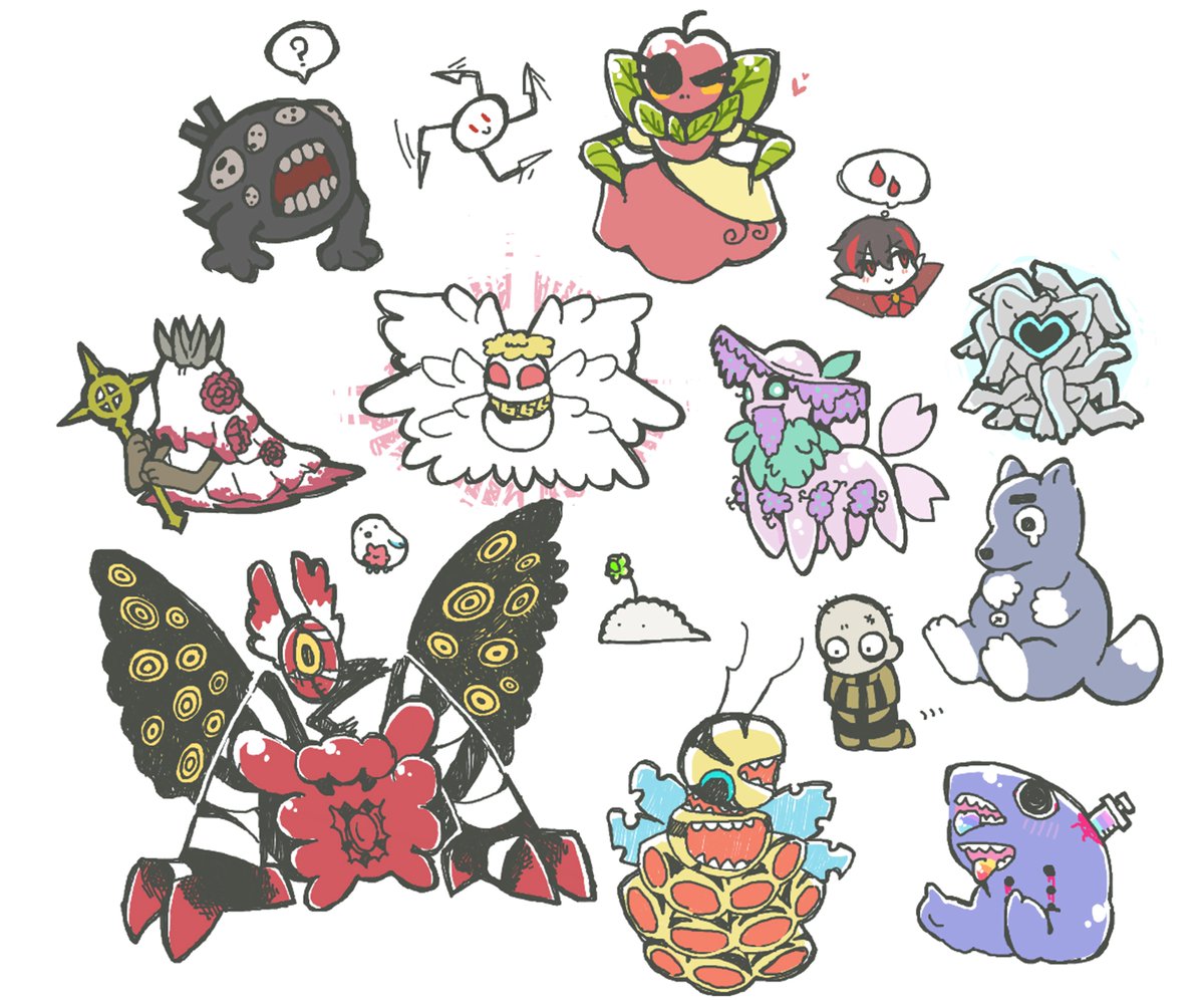 昔絵チャで描いたちびノマ達を見てほしい