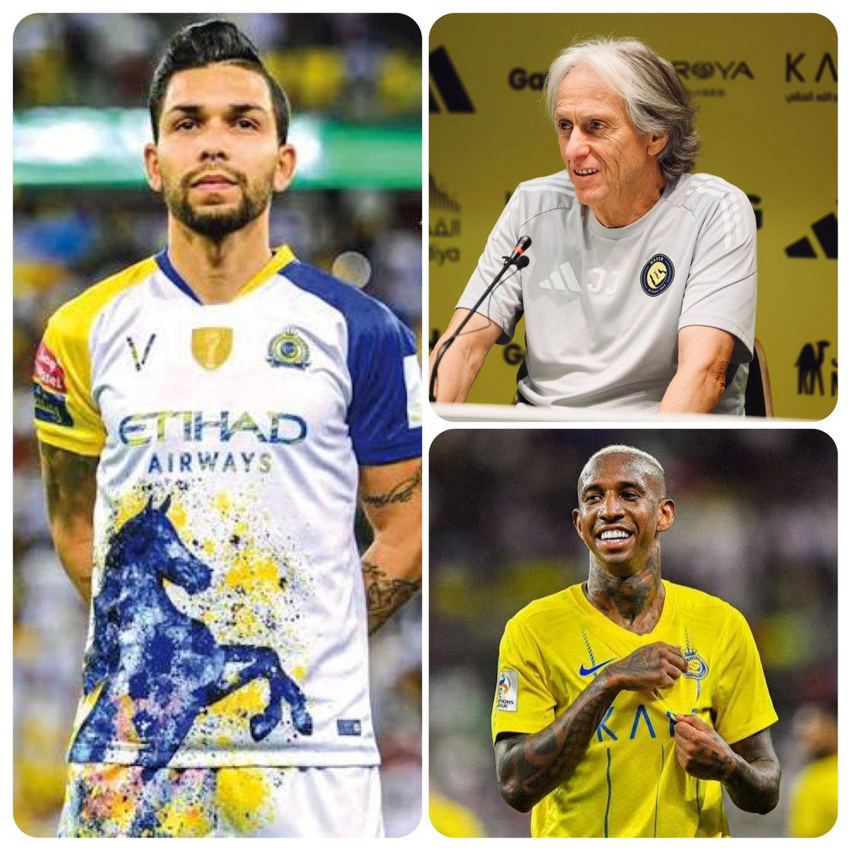 طبيعي يكون عندك مدرب او لاعب مفضل لانه بكل بساطة "حقق" لك منجز وساهم فيه ..

في النصر الوضع مختلف ، استفز الهلال وبيّن لنا انك تكره الهلال مثلنا ..
أو قل ان الهلال فريق الاموال والتحكيم وستكون اسطورة صفراء لزمن .. 

 تاليسكا ، بيتروس ، جيسوس
هم ابرز عرابي هذي الفكرة ومن نجح فيها