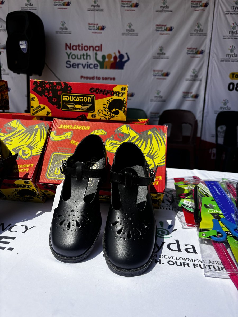 WeSolve4x's tweet photo. We are at kwaManamala Secondary School in KwaMhlanga Mpumalanga, supporting the NYDA with their back to school program.

We will be giving out Stationary, cleaning supplies and more.

@wesolve4x.sa will be sharing opportunities in Mathematics and #BecomeAnActuary programm. https://t.co/M6sjCKB9C9