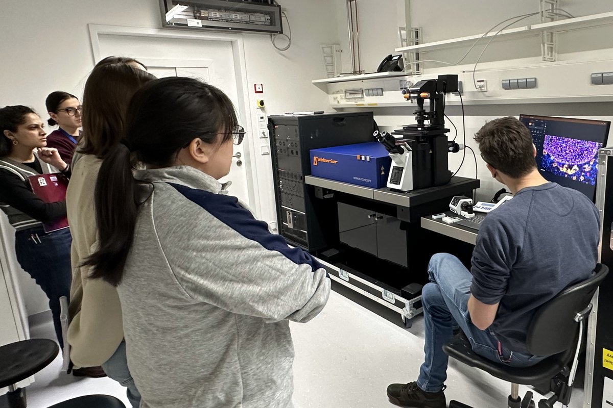 Abberior's tweet photo. During last week's workshop @UKEHamburg scientists experienced first-hand how our #MIRAVAPOLYSCOPE facilitates imaging across scales, from millimeter samples all the way to single-digit nanometer localization precision. 
Many thanks to  Virgilio Failla for having us! https://t.co/L9HmDUB8HP