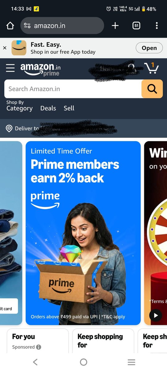H_hemant696's tweet photo. @AmazonHelp This is the page I am getting using that link https://t.co/H77Q4ngsfz