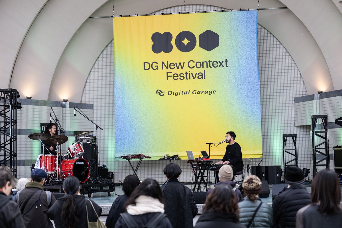 NewContextFes's tweet photo. 「DG New Context Festival 2026」

【MUSIC】
MIYACHI
jan and naomi
Ryu Matsuyama

©Jason Halayko
#DGNewContextFestival2026
#DRONESHOW
#digi8
#URBANSPORTS
#DIGSHIBUYA https://t.co/g5f8YTW1KA