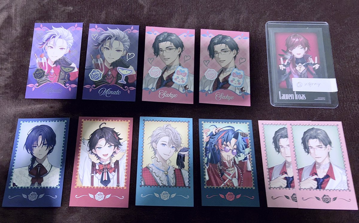 xqnyr's tweet photo. 【交換】にじさんじ RoseValentineランダムチェキ風カード 

꒰譲꒱
画像のもの

꒰求꒱
IDカードの方

同種同士での交換希望
郵送又は都内手渡し希望
まとめてのお取引最優先です。

お気軽にお声掛けください📨♡ https://t.co/TQDThq8qAl