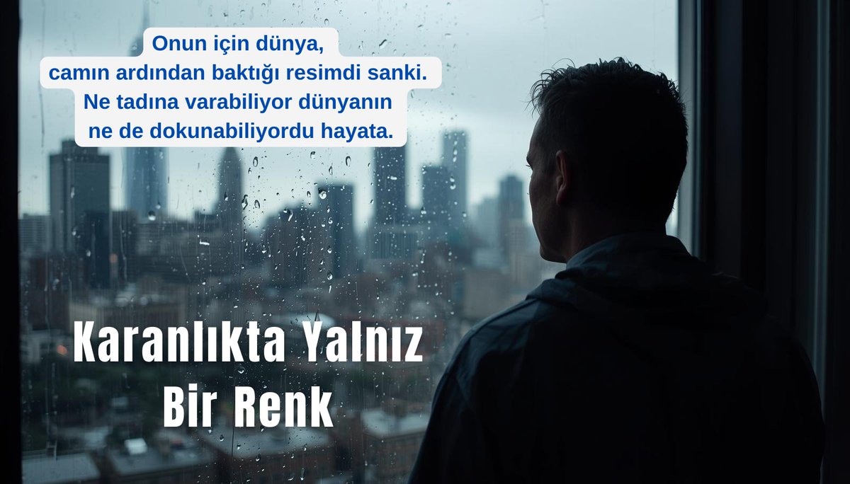 BarYetgin2's tweet photo. Onun için dünya, camın ardından baktığı resimdi sanki. Ne tadına varabiliyor dünyanın ne de dokunabiliyordu hayata. https://t.co/Q1wLm7be9P
