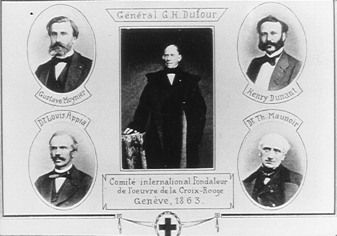 CerfiaFR's tweet photo. 🇨🇭🇮🇹 FLASHBACK | Il y a 163 ans, le 17 février 1863, bouleversé par les 36 000 blessés abandonnés après la bataille de Solférino le 24 juin 1859, le Suisse Henri Dunant fonde à Genève la Croix-Rouge avec une idée révolutionnaire : secourir les soldats blessés, sans distinction de camp.