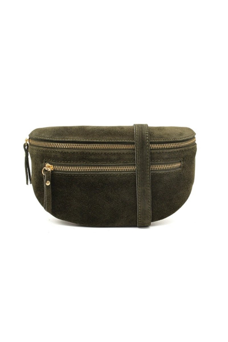 Upgrade your style with the Khaki Suede Half Moon Crossbody Bag - perfect for fashion-forward individuals! Get yours now at experiencethedifference.co.uk/products/khaki… #Fashion #Accessories