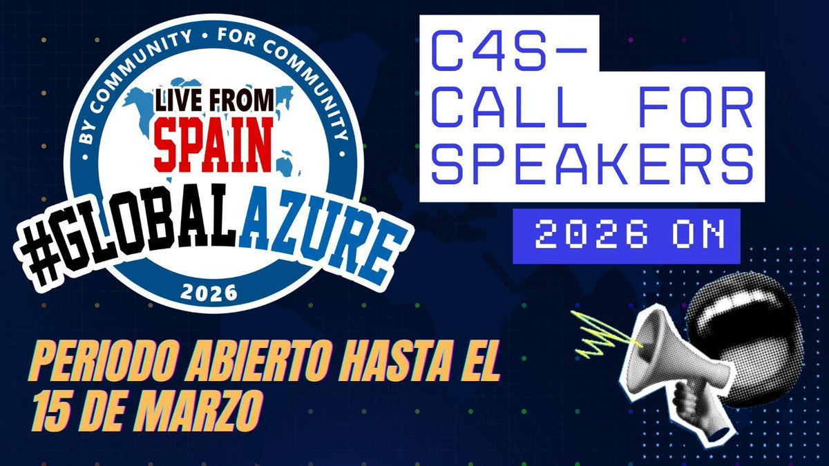 Global Azure Spain tweet media