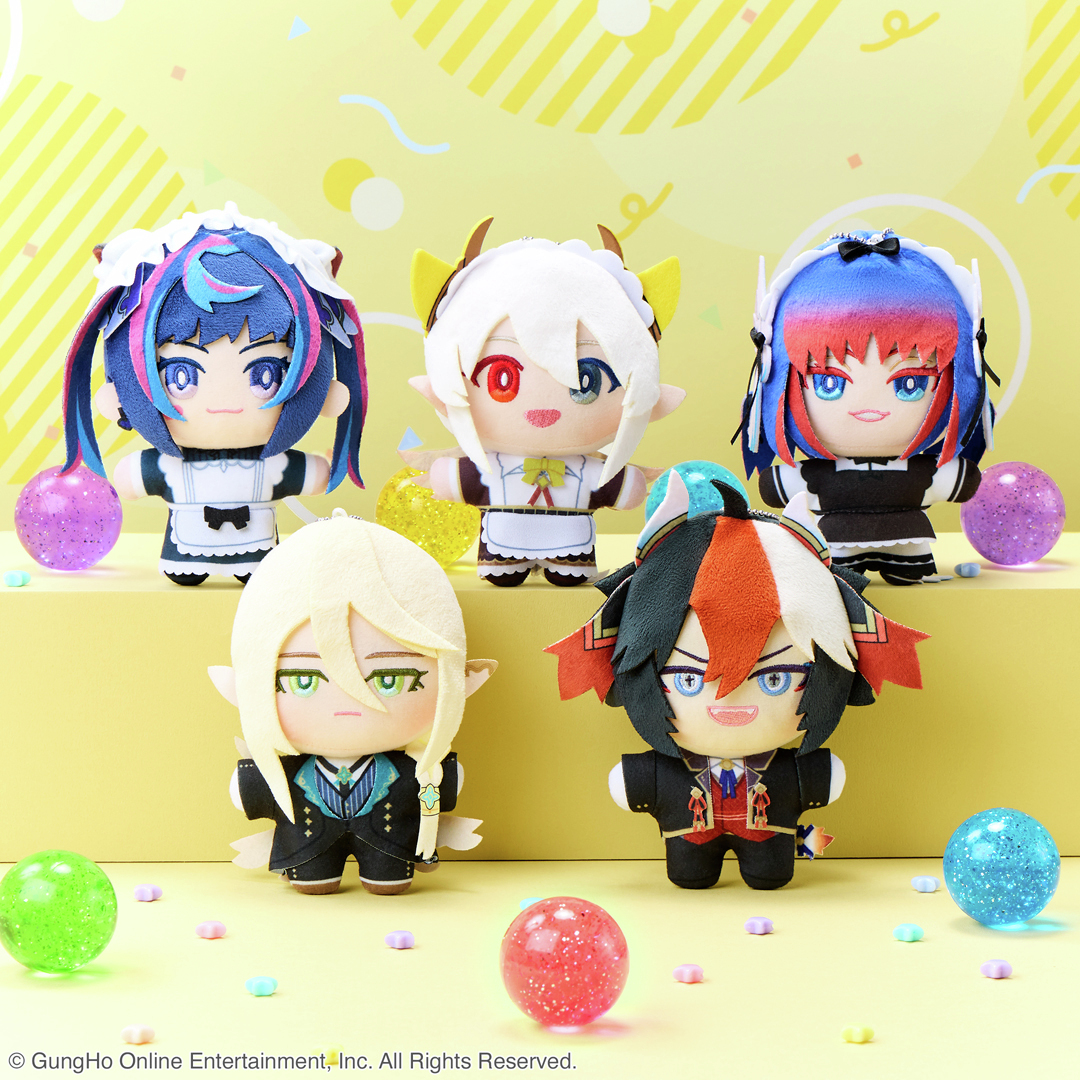 ナムコ パズドラ みにコレ ぬいぐるみマスコット 4種 🎊開催まであと3日🎊／ みにコレ！ぬいぐるみマスコット(メイド＆執事