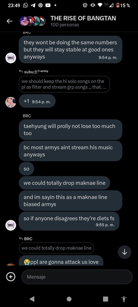 แอคสตรีมจัดตั้งกลุ่มลับ พูดใส่สีไข่ โยนผลงานของ มบ. สามคนแบบไร้ค่า 🐹🐱🐻 ถูกมองว่าไม่สำคัญอะไร  ไม่ไปต้องสนใจ

‼️ แล้วทำไมการที่พวกคนเหล่านี้เหยียบย่ำ ผลงานของมบ. มันถึงกลายเป็นเรื่องที่ถูกสนับสนุน เป็นแอคใหญ่ที่มียอดผู้ติดตาม หมื่นอัพ พันอัพ+  มี่หลายคนยังคงฟอลอยู่เลย (ต่อ..