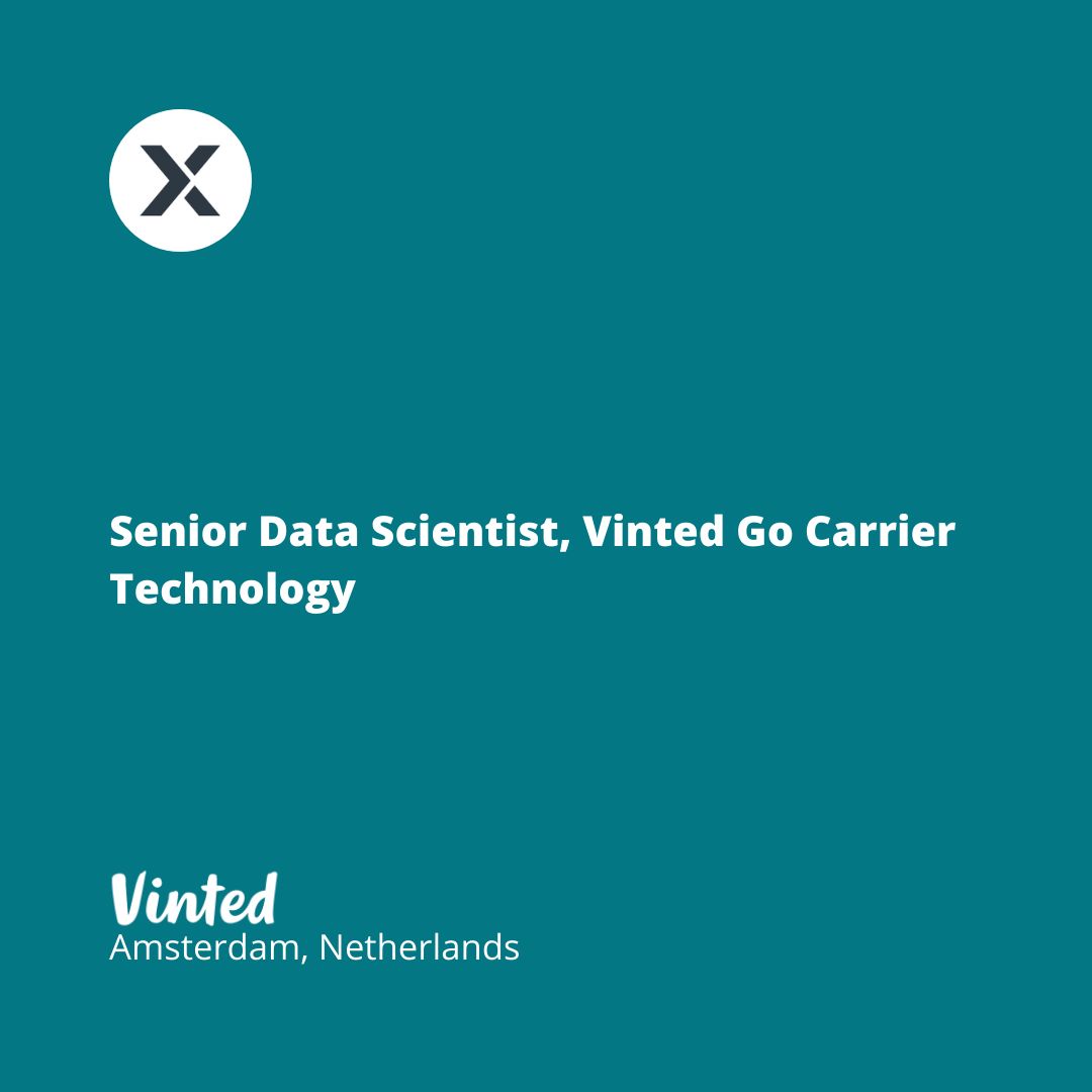 Role of the day: Senior Data Scientist, Vinted Go Carrier Technology <a href="/vinted/">Vinted</a> 

buff.ly/VAWxMMs 

#hiring #experimentation #jobalerts