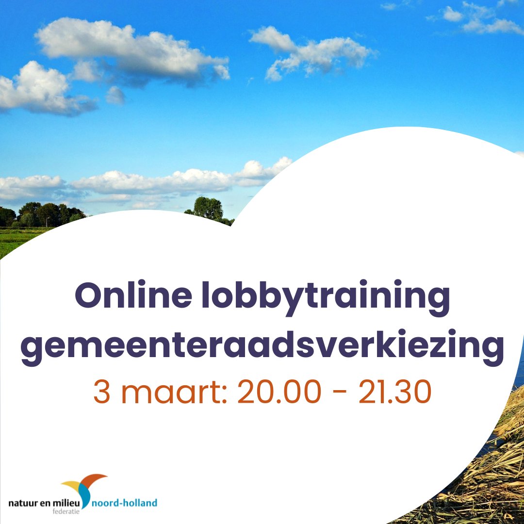 Natuur en Milieu NH tweet media