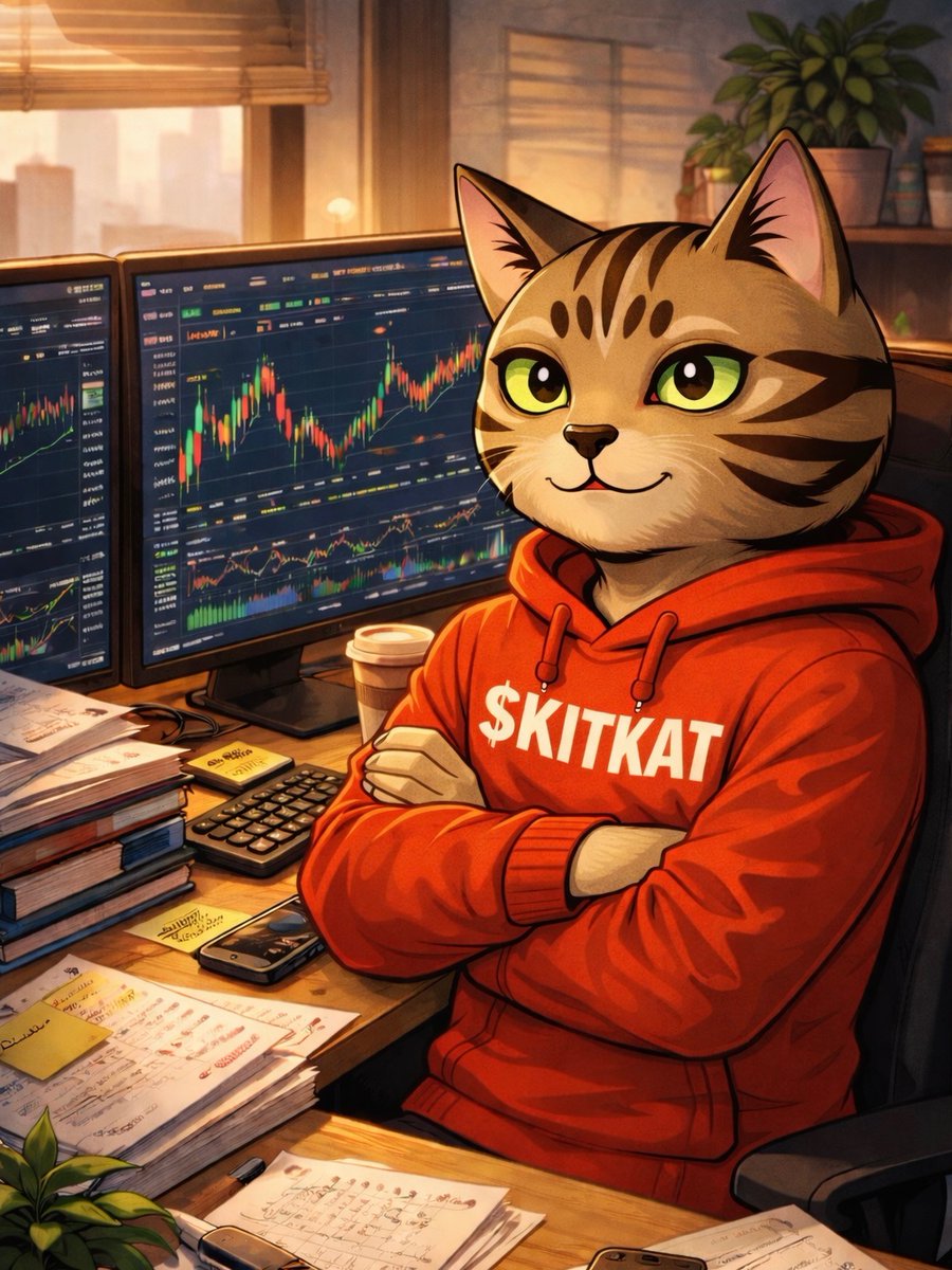 GM $KITKAT fam! 🌞🐈♥️
We’re already in motion, new opportunities, new chances to get closer to everything you’ve been working for. The ones who show up when others don’t are the ones who win in the end. Let’s get it. ​​​​​​​​​​​​​💪🔋📈​​​​​​​​​​​​​​​​💸
#REMEMBERKITKAT #Crypto