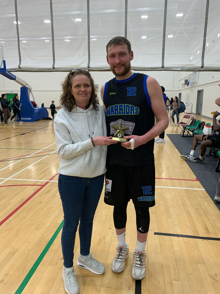 warriors_bc's tweet photo. 🏀 McCarthy Insurance Group MVPs of the Weekend!

📸 Pictured receiving their awards:
Daniel Jokubaitis vs Ballincollig – 19 pts, 6 rebounds

Iggy Hunte vs Sligo – 28 pts, 17 rebounds

Thanks again to @mig_ie for their continued sponsorship of Tralee Warriors! https://t.co/KVv1rL8KMk
