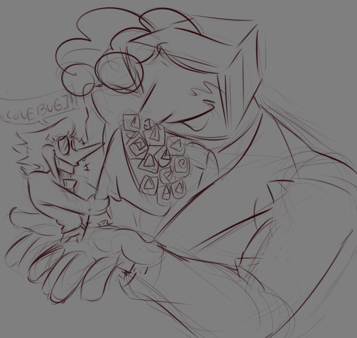 I actually think I wanna paint this one also HAPPY LATE VALENTINES #SPAMTENNA DOODLE bon3zart.straw.page