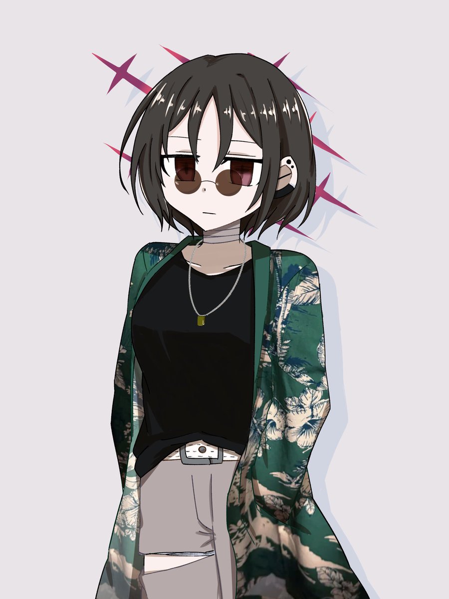 柄シャツが好きです。 
