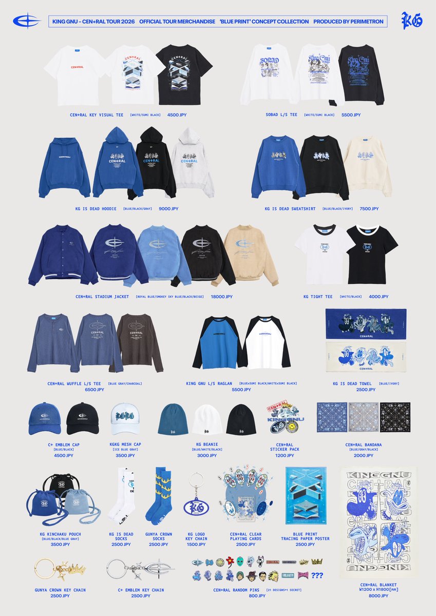 King Gnu CEN+RAL Tour 2026