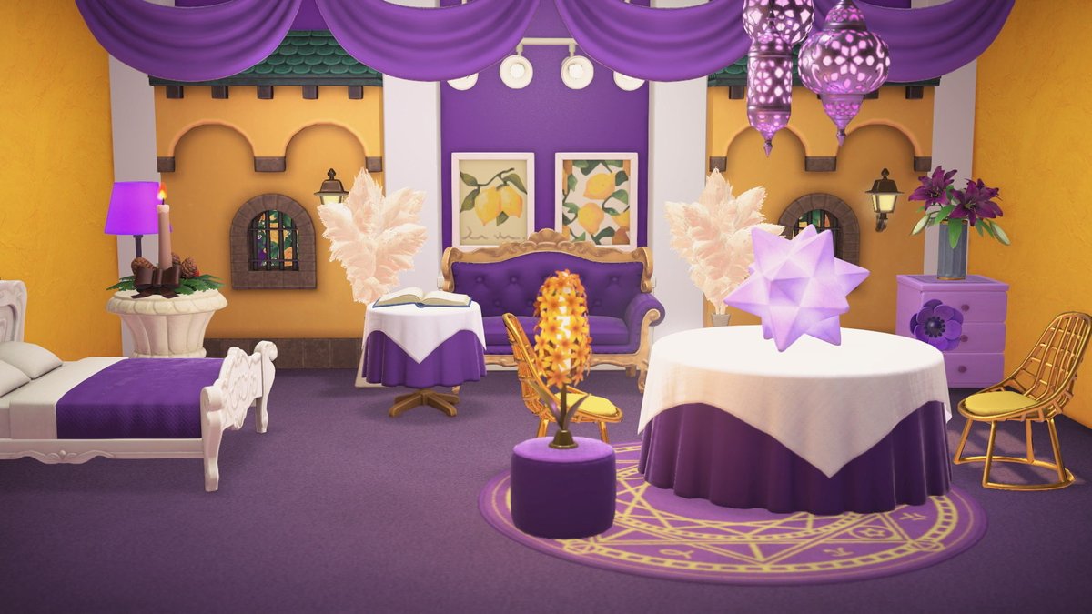 Belk1t's tweet photo. 💜💛

#あつ森 ＃あつ森写真部
#animalcrossing #ACNH https://t.co/HD4ztgJ7Ny