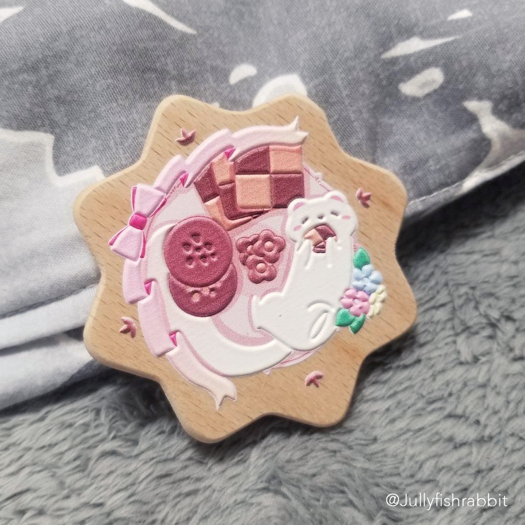 jullyfishrabbit's tweet photo. 伊得守護徽章 / 托帕下午茶 https://t.co/8HATEbQfeL
